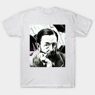 John Addington Symonds Black And White Portrait | John Addington Symonds Artwork 3 T-Shirt